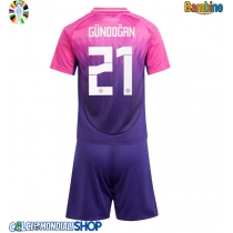 Maglie da calcio Germania Ilkay Gundogan #21 Seconda Maglia Bambino Europei 2024 Manica Corta (+ Pantaloni corti)